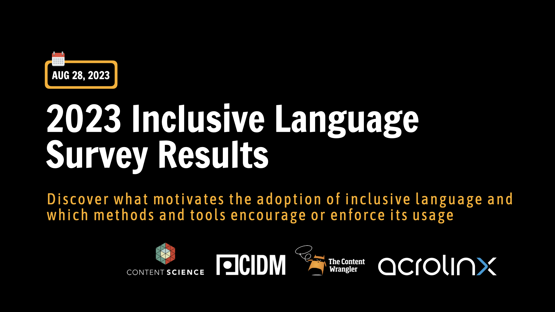 Content Wrangler Inclusive Language Webinar.