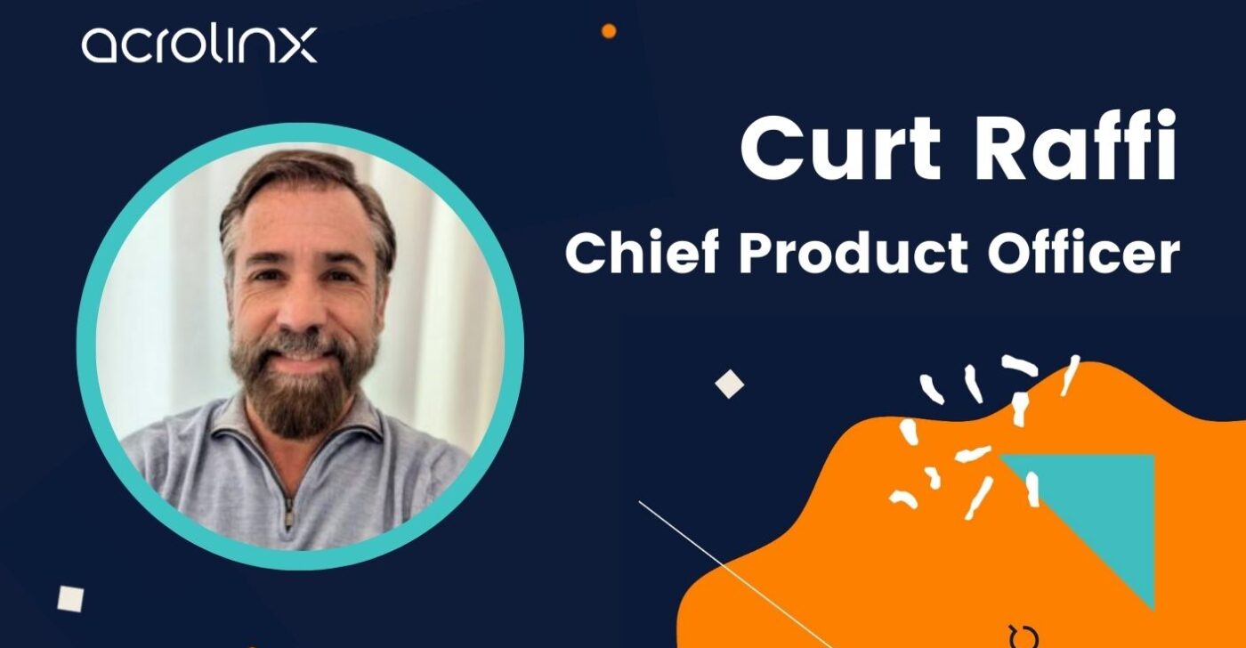 On the left is an image of Curt Raffi and on the right is Curt's name and his title of new "Chief Product Officer."